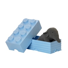 LEGO úložný box 8 - svetlo modrá