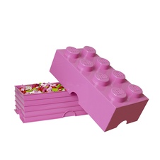 LEGO úložný box 8 - ružová