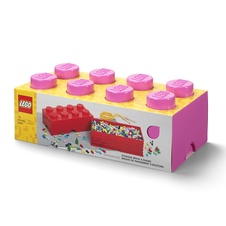 LEGO úložný box 8 - ružová