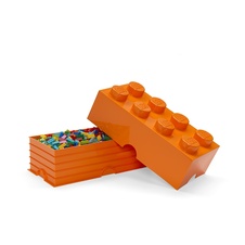 LEGO úložný box 8 - oranžová