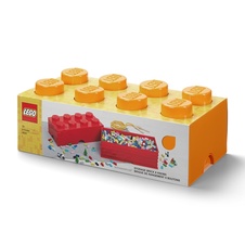 LEGO úložný box 8 - oranžová