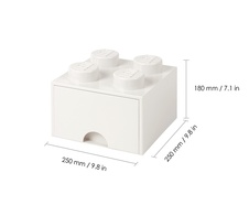 LEGO úložný box 4 s šuplíkem - bílá - 40051735_5.jpg