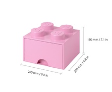 LEGO Brick Drawer 4 - Light Purple