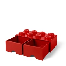 LEGO úložný box 8 s šuplíky - červená - 40061730_4.jpg