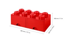 LEGO úložný box 8 s šuplíky - červená - 40061730_5.jpg