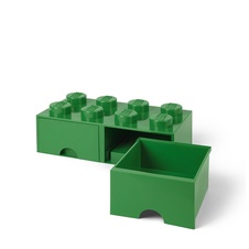 LEGO úložný box 8 s šuplíky - tmavě zelená - 40061734_2.jpg