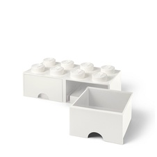 LEGO úložný box 8 s šuplíky - bílá - 40061735_2.jpg