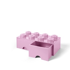 LEGO úložný box 8 s šuplíky - světle růžová - 40061738_3.jpg