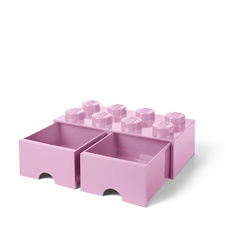 LEGO úložný box 8 s šuplíky - světle růžová - 40061738_4.jpg