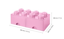 LEGO Brick Drawer 8 - Light Purple