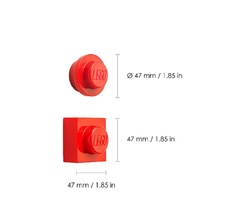 LEGO Magnet Set, 2 Pcs - Red