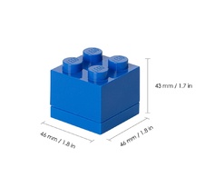 LEGO Mini Box 46 x 46 x 43 - modrá