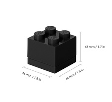 LEGO Mini Box 46 x 46 x 43 - čierna