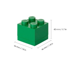 LEGO Mini Box 4 - Dark Green