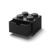 LEGO Desk Drawer 4 - Black