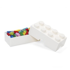 LEGO desiatový box 100 x 200 x 75 mm - biela
