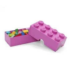 LEGO box na svačinu 100 x 200 x 75 mm - růžová - 40231739_2.jpg