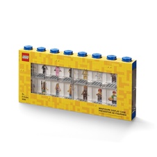 LEGO zberateľská skrinka na 16 minifigúrok - modrá