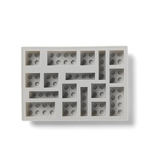 LEGO Ice Cube Tray - Grey