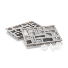 LEGO Ice Cube Tray - Grey