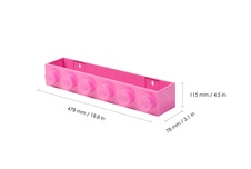 LEGO Book Rack - Pink