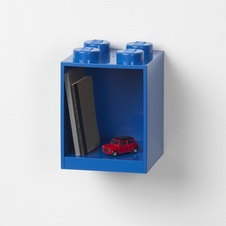 LEGO Brick 4 závesná polica - modrá