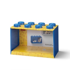 LEGO Brick 8 závesná polica - modrá