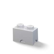 LEGO Storage Brick 2 - Medium Stone Grey