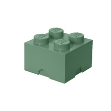 LEGO Storage Brick 4 - Snad Green
