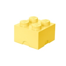 LEGO úložný box 4 - svetlo žltá