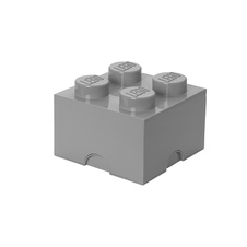 LEGO Storage Brick 4 - Medium Stone Grey