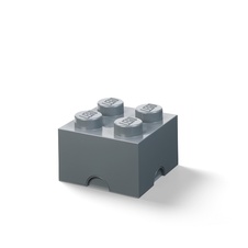 LEGO Storage Brick 4 - Dark Grey