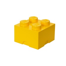 LEGO Storage Brick 4 - Yellow