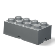 LEGO úložný box 8 - tmavě šedá