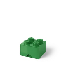 LEGO Brick Drawer 4 - Dark Green