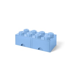 LEGO Brick Drawer 8 - Light Royal Blue