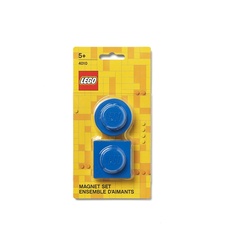 LEGO magnetky, set 2 ks - modrá