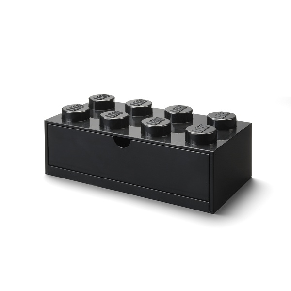 LEGO Desk Drawer 8 - Black