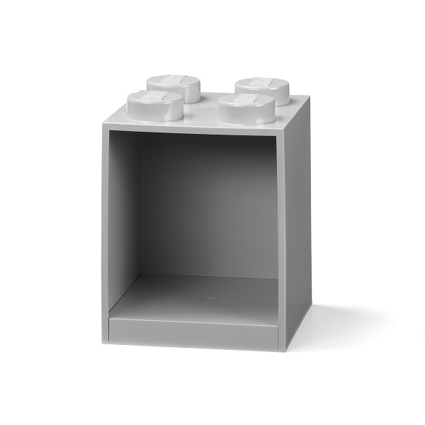 LEGO Brick 4 závesná polica - šedá