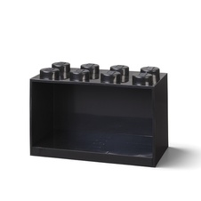 LEGO Brick Shelf 8 Knobs - Black