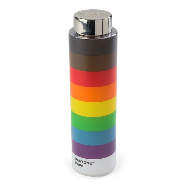 PANTONE Drinking bottle Tritan 0,5l - Pride with Laser cut Logo on Lid