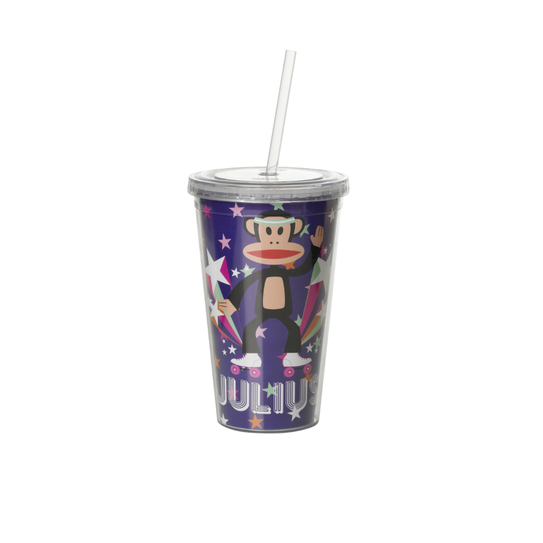 Paul Frank hrnek s brčkem - Růžová (Pop) - F20100006.png