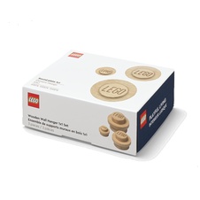 LEGO dřevěný věšák na zeď, 3 ks (dub - ošetřený mýdlem) - 40160900_2.jpg