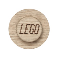 LEGO drevený vešiak na stenu, 3 ks (svetlé drevo)