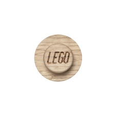 LEGO 1x1 Wooden Wall Hanger Set - Oak Soap Treated