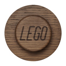 LEGO 1x1 Wooden Wall Hanger Set - Oak Dark Stained