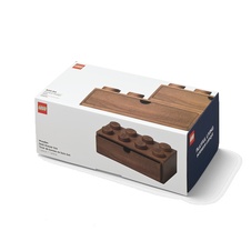 LEGO dřevěný stolní box 8 se zásuvkou (dub - tmavě mořený) - 40210902_3.jpg