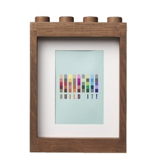 LEGO 1x4 Wooden Picture Frame - Oak Dark Stained