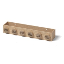 LEGO 1x6 Wooden Book Rack - Oak Soap Treated