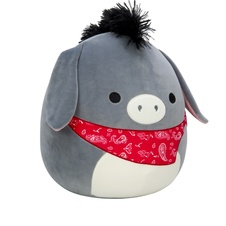 SQUISHMALLOWS Jason the Donkey with Bandana, 30 cm